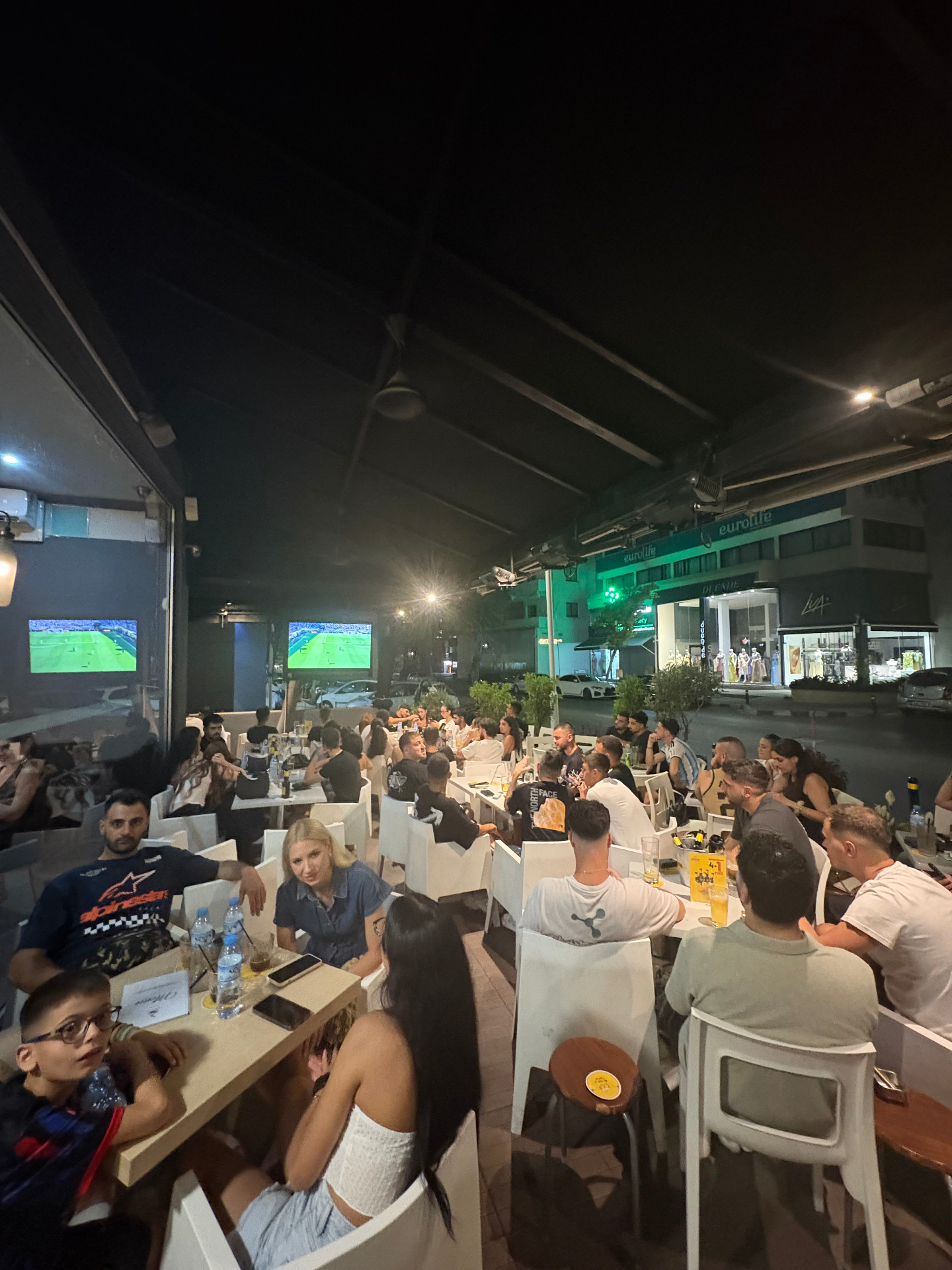 Full house on match night